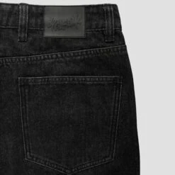 Welcome Immortal Loose Straight Leg Denim Washed Black 9 Welcome Immortal Loose Straight Leg Denim Washed Black -Slam City Shop Welcome Immortal Loose Straight Leg Denim Washed Black5