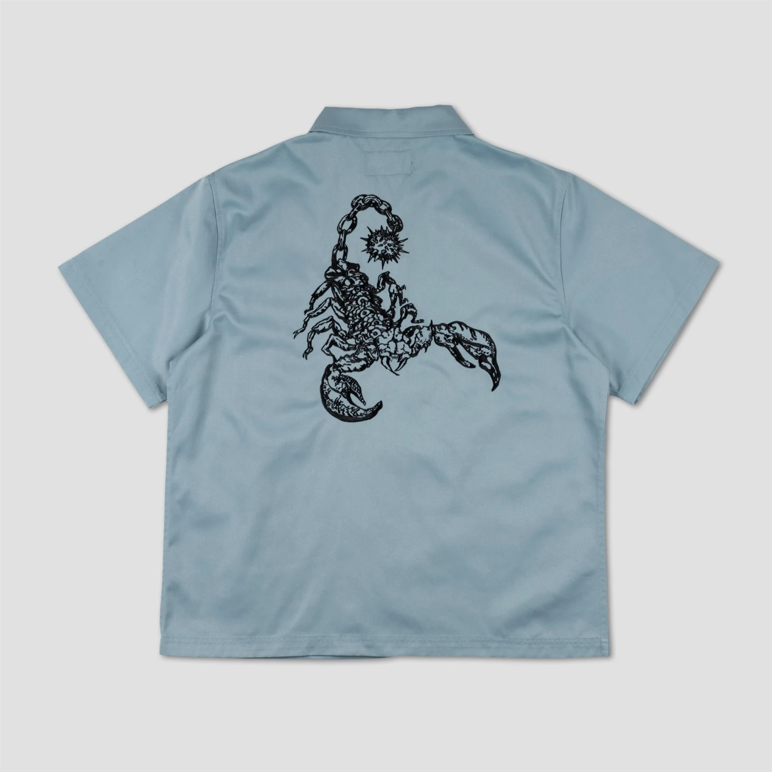 Welcome Mace Embroidered Twill Work Shirt Slate 1 Welcome Mace Embroidered Twill Work Shirt Slate