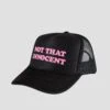 Welcome X Britney Innocent Puff-Print Trucker Cap Black