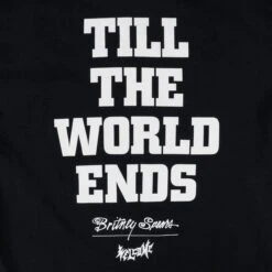 Welcome X Britney Till The World Ends T-Shirt Black -Slam City Shop WelcomeXBritney Flats 88