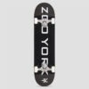 Zoo York 8 OG 95 Logo Block Complete Skateboard Black / White