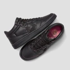 Converse Rémy Taveira Fastbreak Pro Mid Skate Shoes Black / Black / Black -Slam City Shop a12339c 001 06