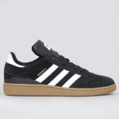 Adidas Busenitz Shoes Black / Running White / Metallic Gold