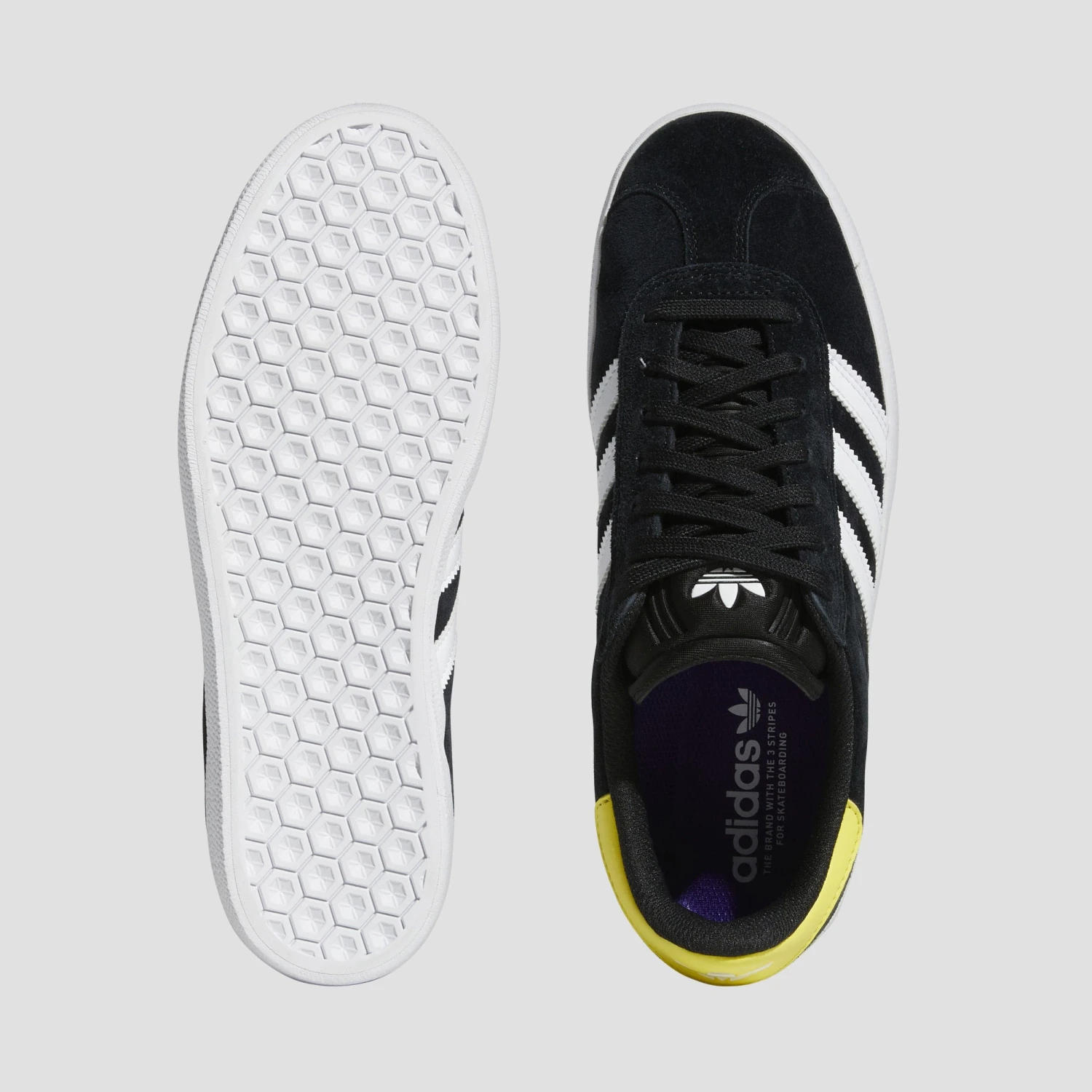 Adidas Gazelle ADV Skate Shoes Core Black / Footwear White / Core Black 2 Adidas Gazelle ADV Skate Shoes Core Black / Footwear White / Core Black - Image 2