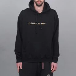 Alcohol Blanket Bottles Hood Black