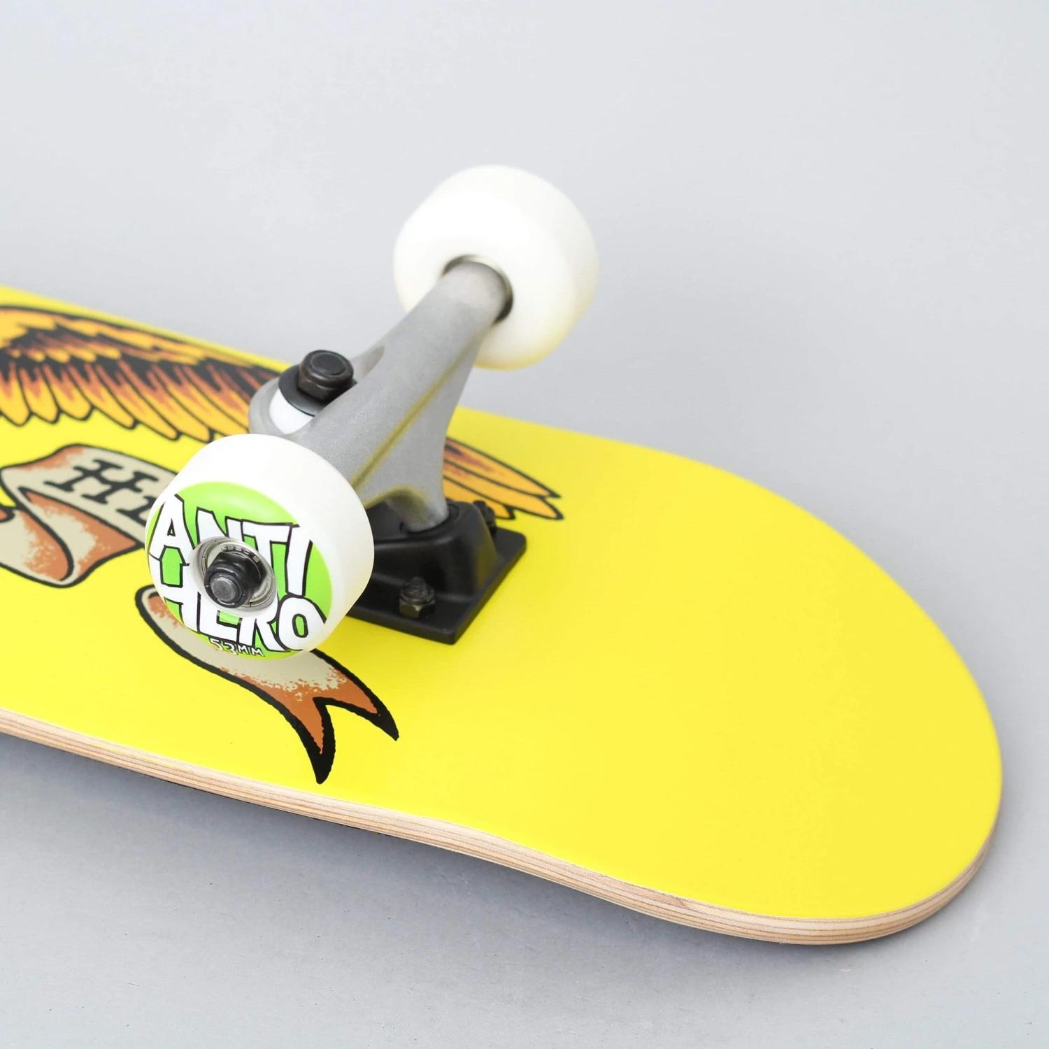 Anti Hero 7.3 Classic Eagle Mini Complete Skateboard Yellow 2 Anti Hero 7.3 Classic Eagle Mini Complete Skateboard Yellow - Image 2