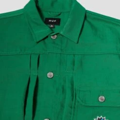 HUF Bennington Trucker Jacket Clover 6 HUF Bennington Trucker Jacket Clover -Slam City Shop bennington trucker jacket clover 003