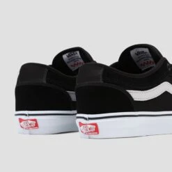 Vans Chukka Low Sidestripe Skate Shoes Black / White -Slam City Shop blk wht 005 fa1ede07 a157 4b8d b07d 7e7505812f1b