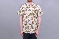 Brixton Charter Woven SS Shirt Bone / Bronze