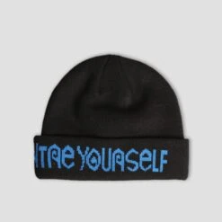 Butter Goods X Slam City Skates Centre Yourself Beanie Black