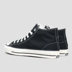 Converse CTAS Pro Mid Shoes Black / Black / Egret -Slam City Shop converse footwear converse ctas pro mid shoes black black egret 30092074745926
