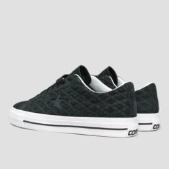 Converse One Star Pro Bones Shoes Black / Black / White -Slam City Shop converse footwear converse one star pro bones shoes black black white 30092259524678