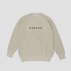 Dancer Logo Cotton Knit Cream
