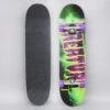 Creature 7.8 Galaxy Logo Mid Complete Skateboard Green / Purple