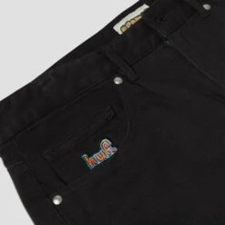 HUF Cromer Signature Pant Black Washed Denim 6 HUF Cromer Signature Pant Black Washed Denim -Slam City Shop cromer pant black washed denim SU23 003