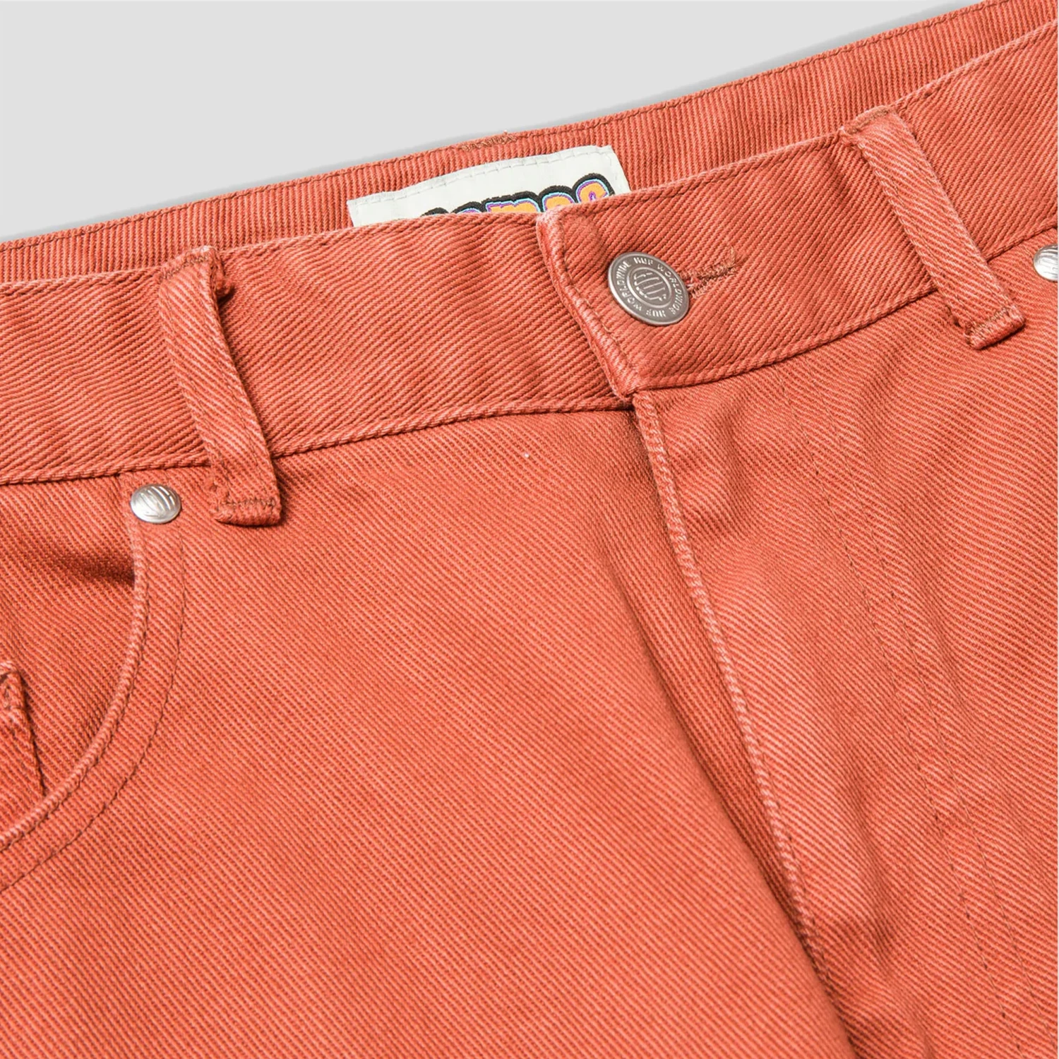 HUF Cromer Signature Pant Washed Brown 3 HUF Cromer Signature Pant Washed Brown - Image 3