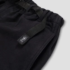 Dancer Belted Simple Knee Pant Black -Slam City Shop dancer belted simple knee pant blk 003