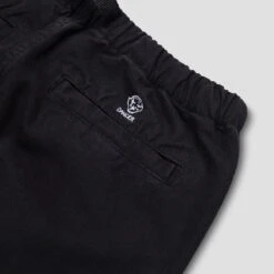 Dancer Belted Simple Knee Pant Black -Slam City Shop dancer belted simple knee pant blk 006