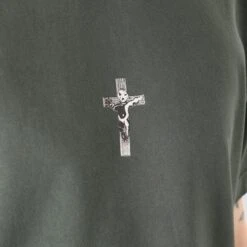 Dancer Cross T-Shirt Green -Slam City Shop dancer t shirt dancer cross t shirt green 30067820265542