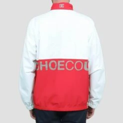 DC Skate Track Top Jacket White / Red -Slam City Shop dc jacket dc skate track top jacket white red 003