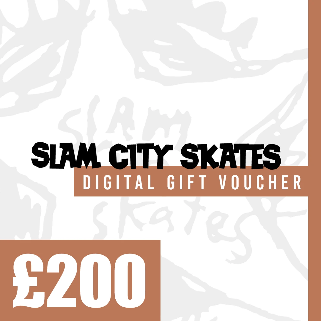 Slam City Skates £200 Digital Gift Voucher Card 1 Slam City Skates £200 Digital Gift Voucher Card