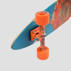 Dusters 37 Cruisin Kimono Longboard Orange -Slam City Shop dusters complete skateboard dusters 37 cruisin kimono longboard orange 29248152600646
