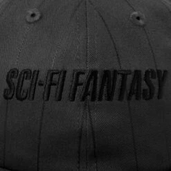 Sci-Fi Fantasy Fast Stripe Cap Charcoal -Slam City Shop fast cap blk 003