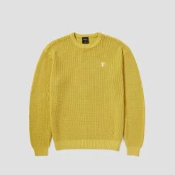 HUF Filmore Waffle Knit Sweater Cactus