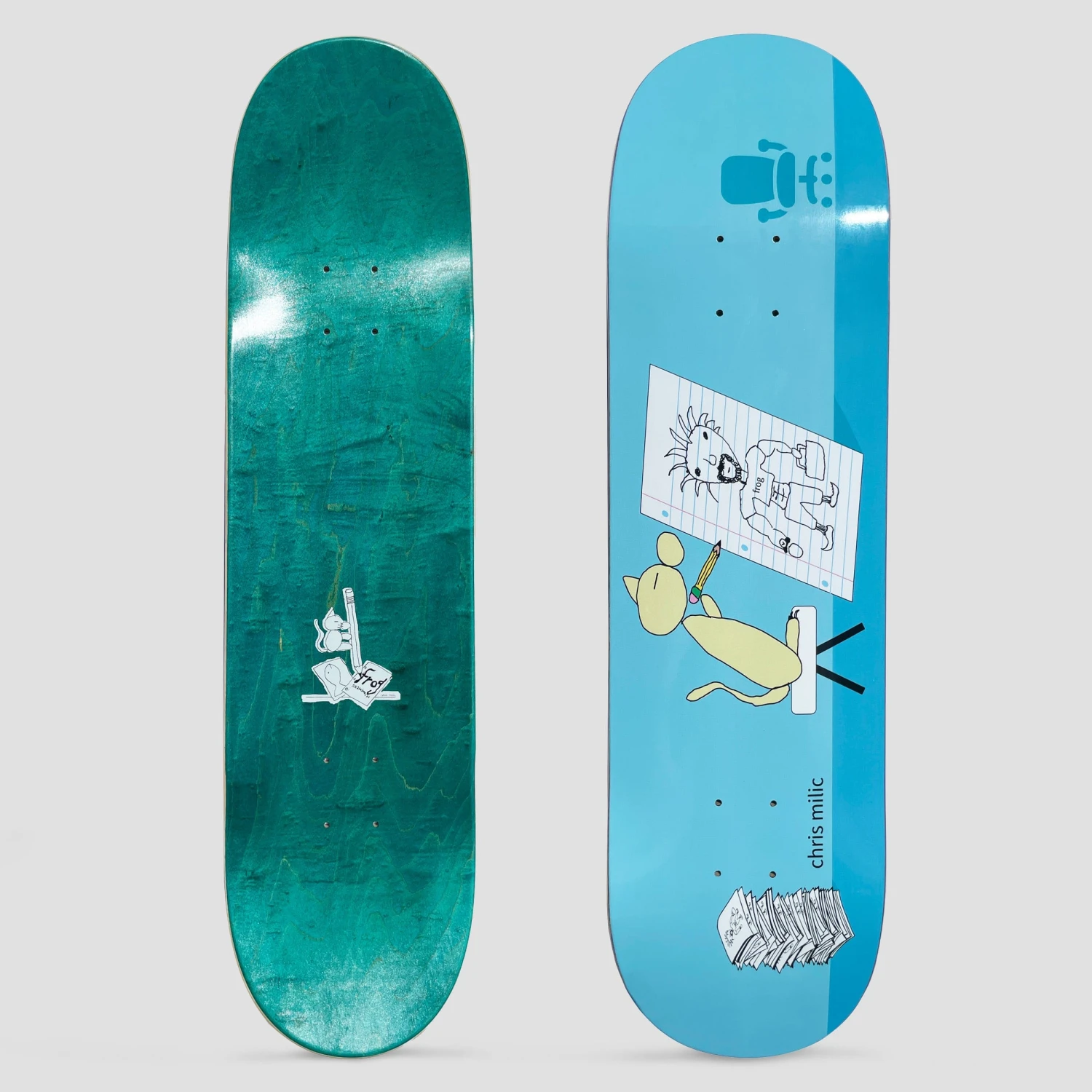 Frog 8.38 Chris Milic The Artist Skateboard Deck 1 Frog 8.38 Chris Milic The Artist Skateboard Deck