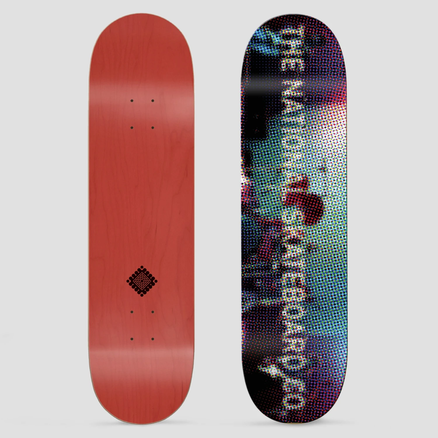 The National 8.5 Pompeii Half Tone Skateboard Deck 1 The National 8.5 Pompeii Half Tone Skateboard Deck
