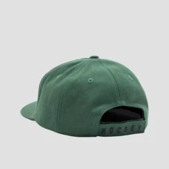 Hockey Embossed Hat Forest Canvas -Slam City Shop hockey emb cap grn 01
