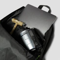 Huf 89 Backpack Black -Slam City Shop huf 89 logo backpack black5