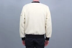 Huf Sherpa Bomber Jacket Natural -Slam City Shop huf jacket huf sherpa bomber jacket natural 4315488026694