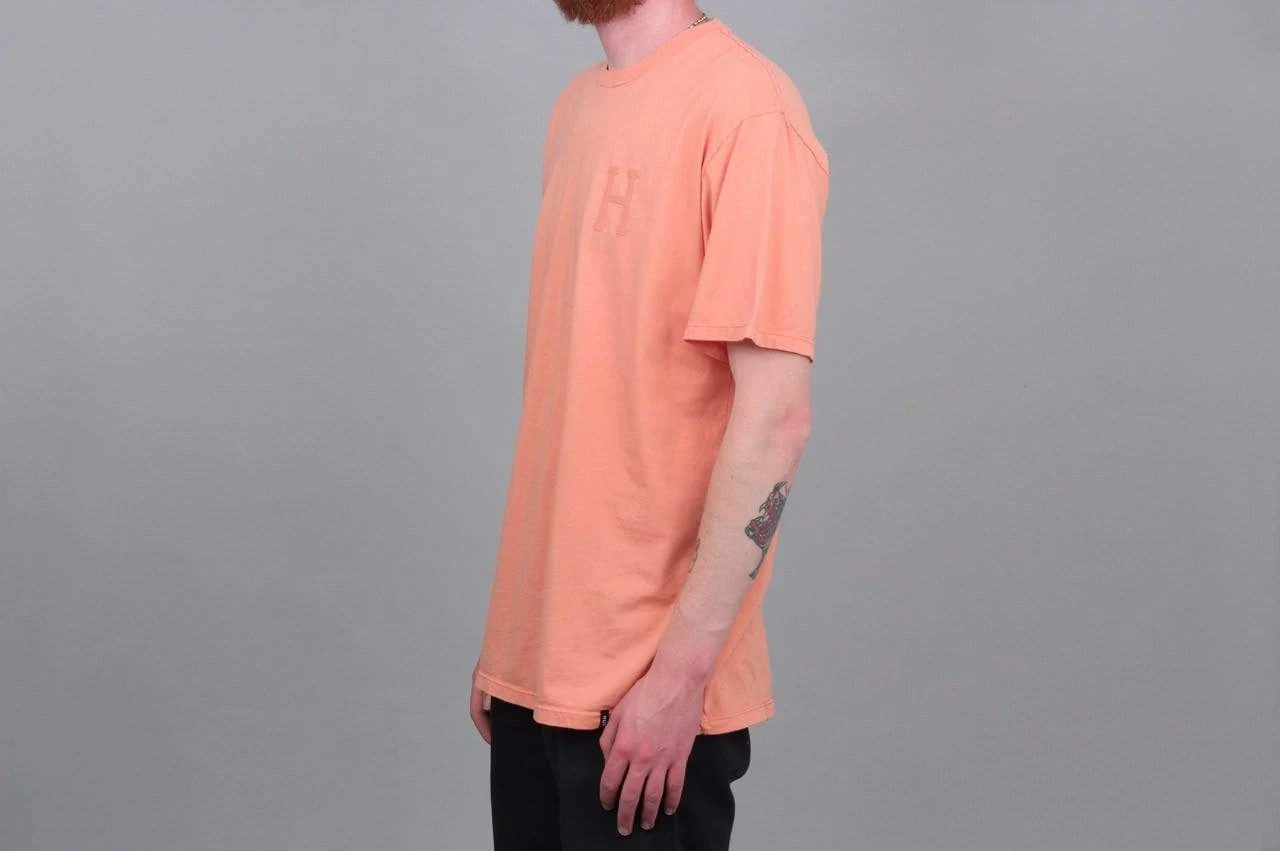 HUF Over-Dye Classic H T-Shirt Coral Haze 3 HUF Over-Dye Classic H T-Shirt Coral Haze - Image 3