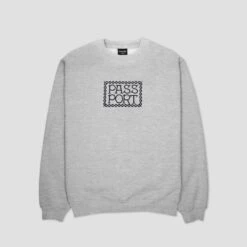 PassPort Invasive Embroidered Crew Ash