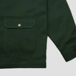 PassPort Invasive Logo Yard Jacket Forest Green -Slam City Shop invasive logo yard jacket forest grn 003