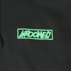Krooked Moonsmile Raw Hood Black / Green -Slam City Shop krooked hood krooked moonsmile raw hood black green 30239212142662