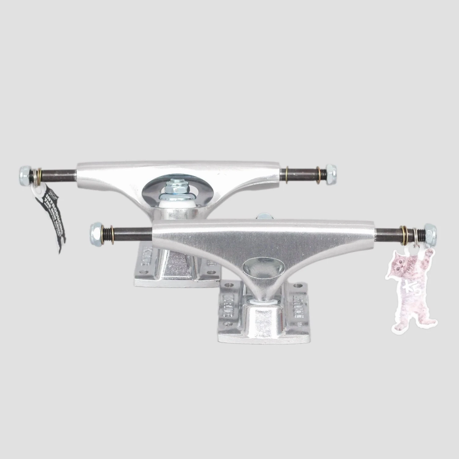 Krux 8 K5 Polished Standard Skateboard Trucks Silver (Pair) 1 Krux 8 K5 Polished Standard Skateboard Trucks Silver (Pair)