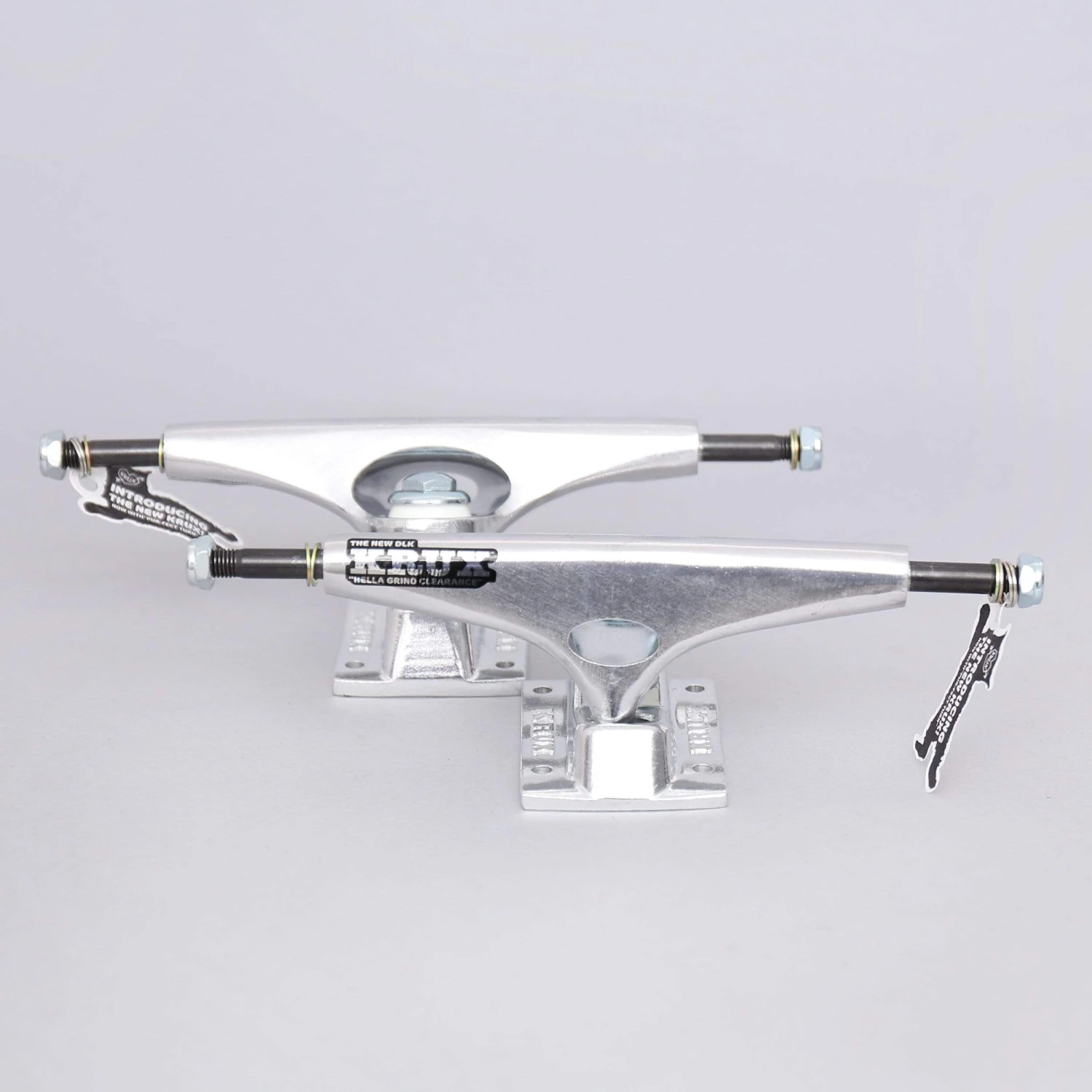 Krux 9 DLK K5 Standard Polished Skateboard Trucks Silver (Pair) 1 Krux 9 DLK K5 Standard Polished Skateboard Trucks Silver (Pair)