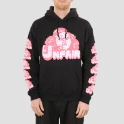 Life Is Unfair Outline Hood Black