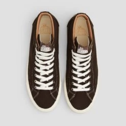 Last Resort AB VM003 HI Cord Skate Shoes Dark Brown / White -Slam City Shop lr vm003 hi cord drk brn 03
