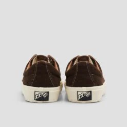 Last Resort AB VM003 LO Cord Skate Shoes Dark Brown / White -Slam City Shop lr vm003 lo cord drk brn 04
