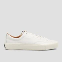 Last Resort AB VM003 LO Leather Skate Shoes White / White