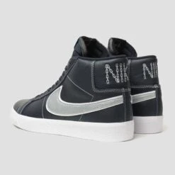 Nike SB Zoom Blazer Mid MS QS Blackened Blue / Wolf Grey -Slam City Shop nike sb footwear nike sb zoom blazer mid ms qs blackened blue wolf grey 30162694766662