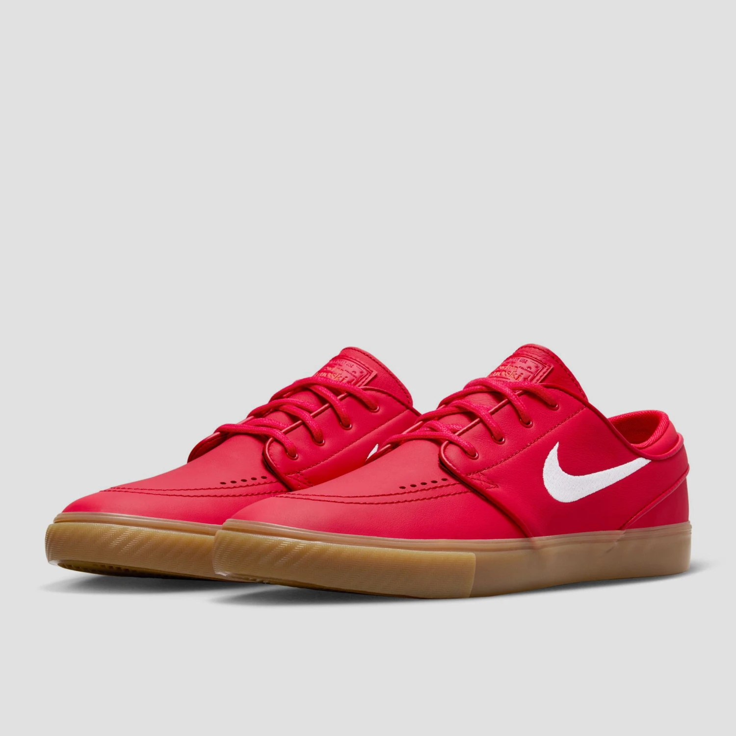 Nike SB Zoom Stefan Janoski Skate Shoes University Red / White / University Red 2 Nike SB Zoom Stefan Janoski Skate Shoes University Red / White / University Red - Image 2
