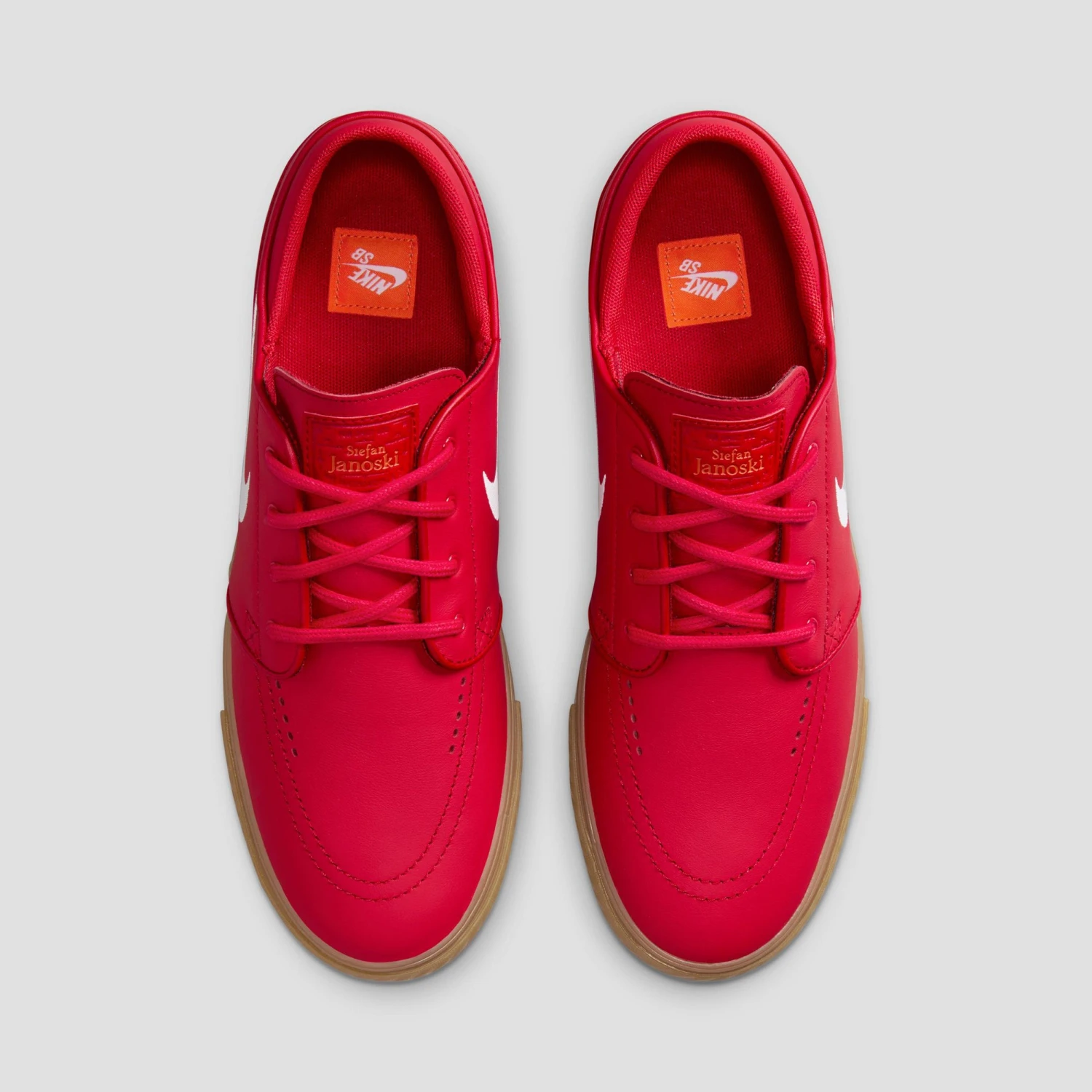 Nike SB Zoom Stefan Janoski Skate Shoes University Red / White / University Red 3 Nike SB Zoom Stefan Janoski Skate Shoes University Red / White / University Red - Image 3