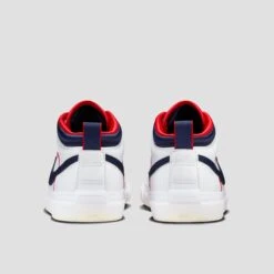 Nike SB React Leo Premium Skate Shoes White / Midnight Navy / University Red / White 11 Nike SB React Leo Premium Skate Shoes White / Midnight Navy / University Red / White -Slam City Shop nike sb react leo prem wht 005