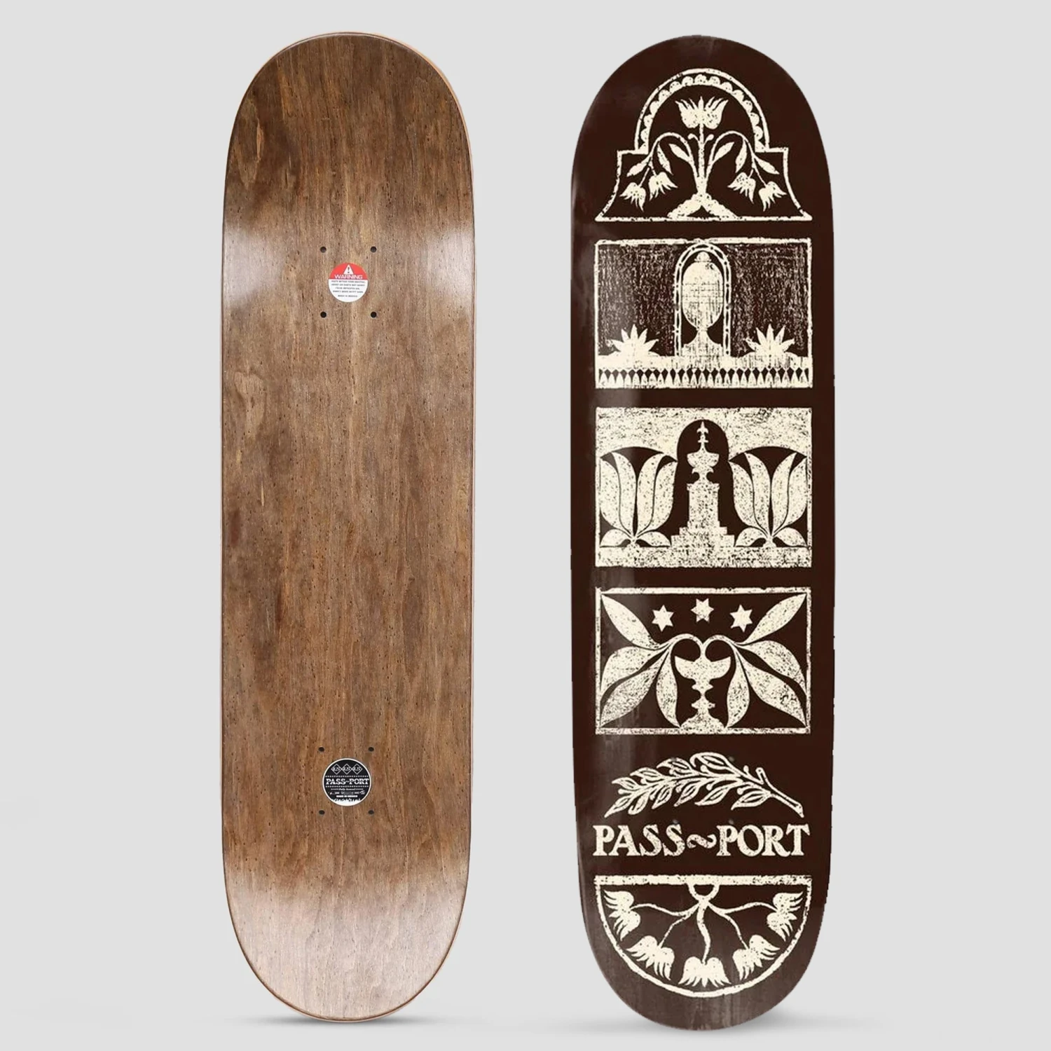 Passport 8.125 Rubbings Series Back Yard Skateboard Deck 1 Passport 8.125 Rubbings Series Back Yard Skateboard Deck