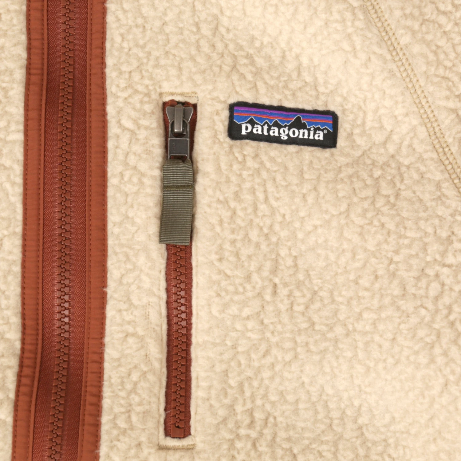 Patagonia Retro Pile Jacket El Cap Khaki / Sisu Brown 2 Patagonia Retro Pile Jacket El Cap Khaki / Sisu Brown - Image 2