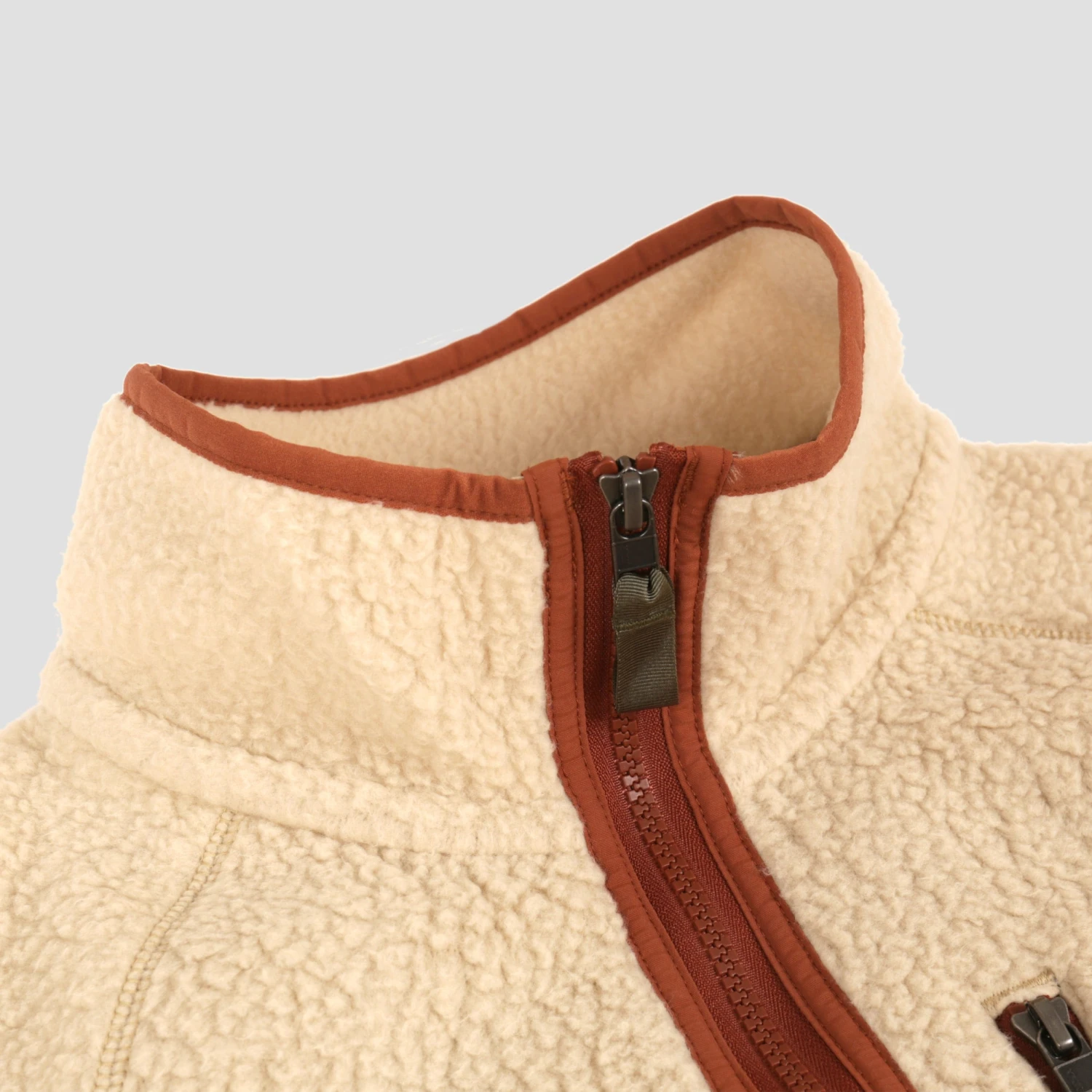 Patagonia Retro Pile Jacket El Cap Khaki / Sisu Brown 3 Patagonia Retro Pile Jacket El Cap Khaki / Sisu Brown - Image 3